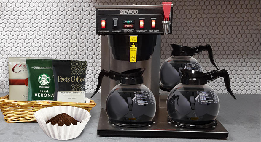 Commercial office coffee brewer
