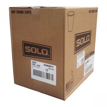 Solo 8oz Paper Hot Cups (378W-2050) - 1000ct