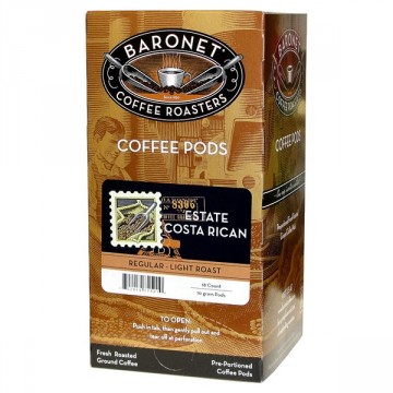 Baronet Estate Costa Rican Coffee Pods 18ct