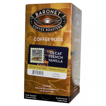 Baronet French Vanilla DECAF Coffee Pods - 18ct