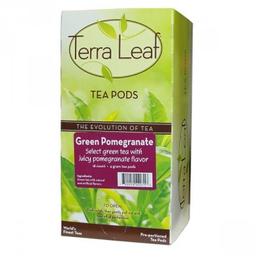 Terra Leaf Green Pomegranate Tea Pods