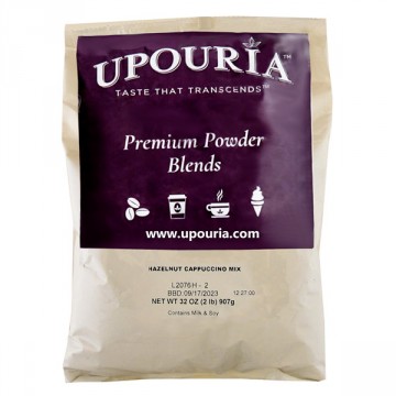 Upouria 6/2 lb Hazelnut Cappuccino Mix for Curtis Capp Machines