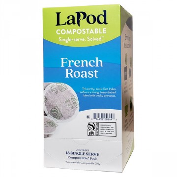 LaPod French Roast Coffee Pods 18ct