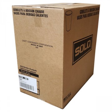 Solo 12oz Paper Hot Cups (412WN-2050) - 1000ct