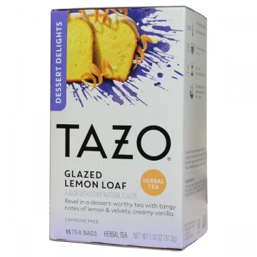 Tazo Glazed Lemon Loaf Tea - 15ct