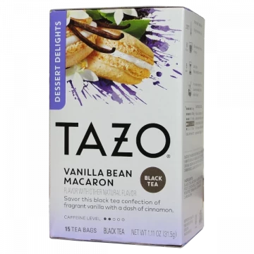 Tazo Vanilla Bean Macaron Tea - 15ct