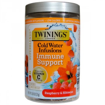 Twinings Cold Water Infusion Immune Support Raspberry Hibiscus