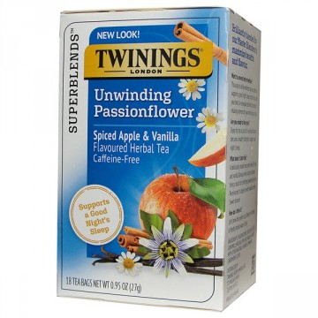 Twinings Unwinding Passionflower - Spiced Apple & Vanilla Camomile Tea