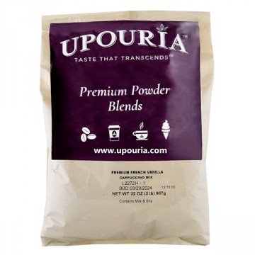 Upouria 6/2 lb French Vanilla Cappuccino Mix for Curtis Capp Machines