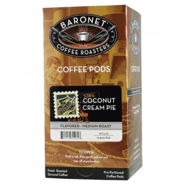 Baronet Coconut Creme Pie Coffee Pods - 18ct