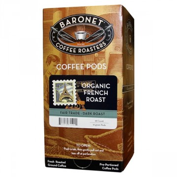 Baronet FTO French Roast Coffee Pods 18ct