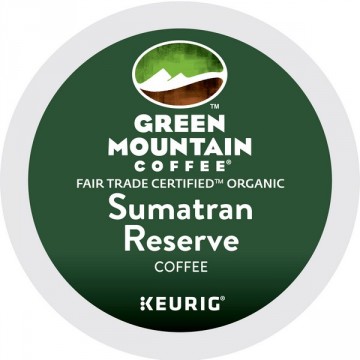 Green Mountain - Extra Bold Sumatran Reserve Organic k-cups 24ct