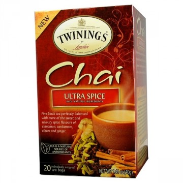 Twinings Ultra Spice Chai Tea - 20ct